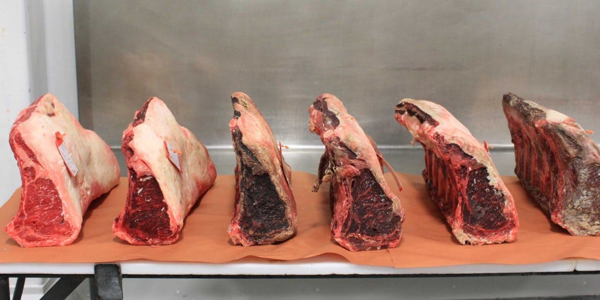 What is dry-aged beef?