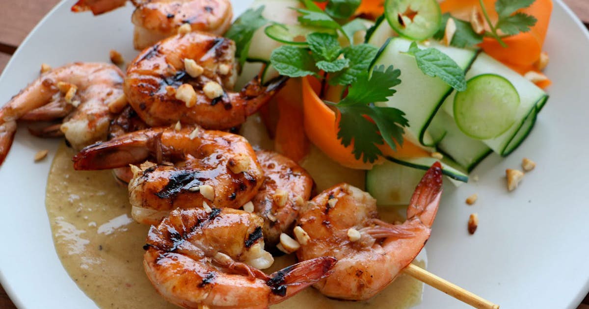 Shrimp with Coconut Green Thai Curry