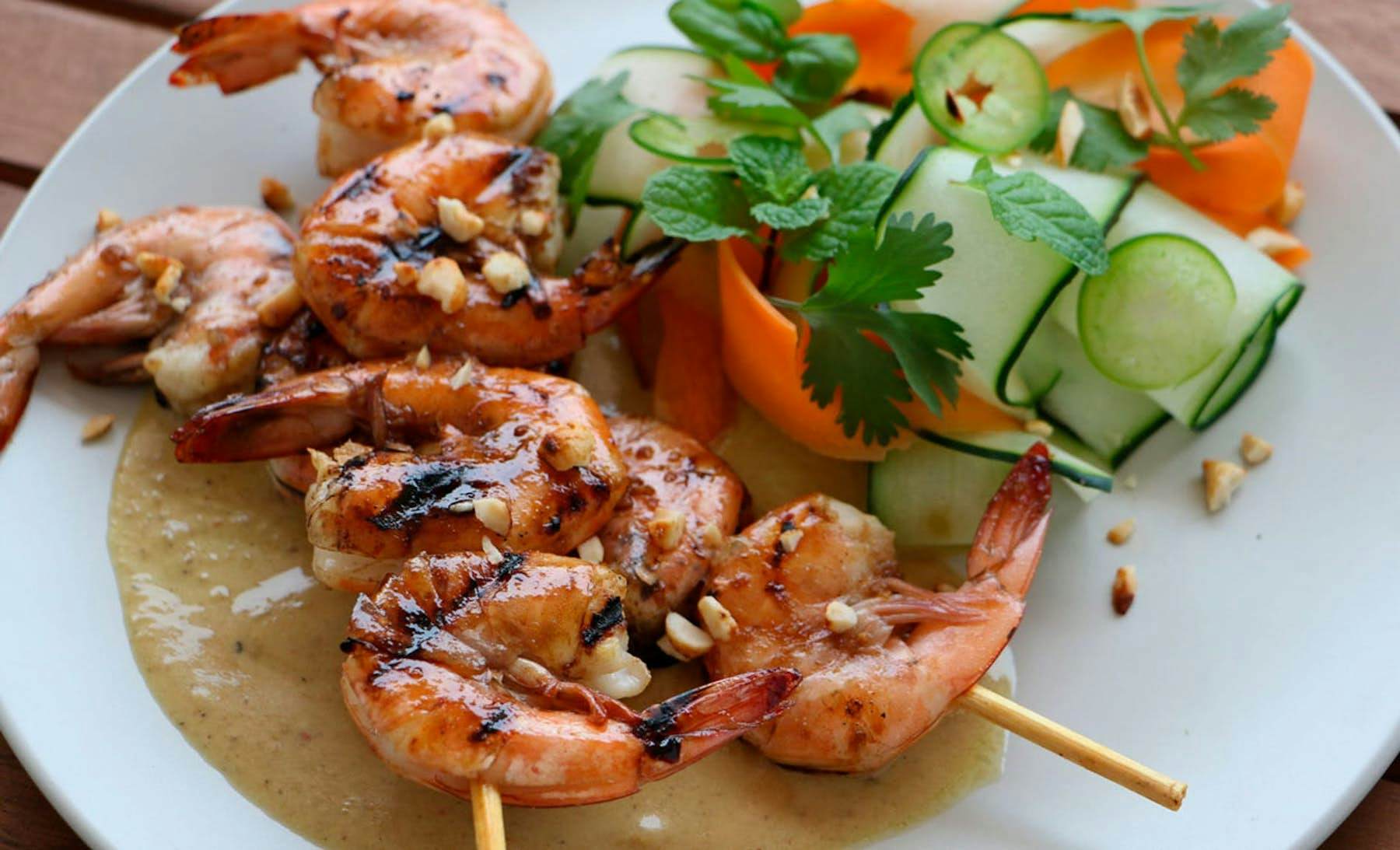Shrimp with Coconut Green Thai Curry