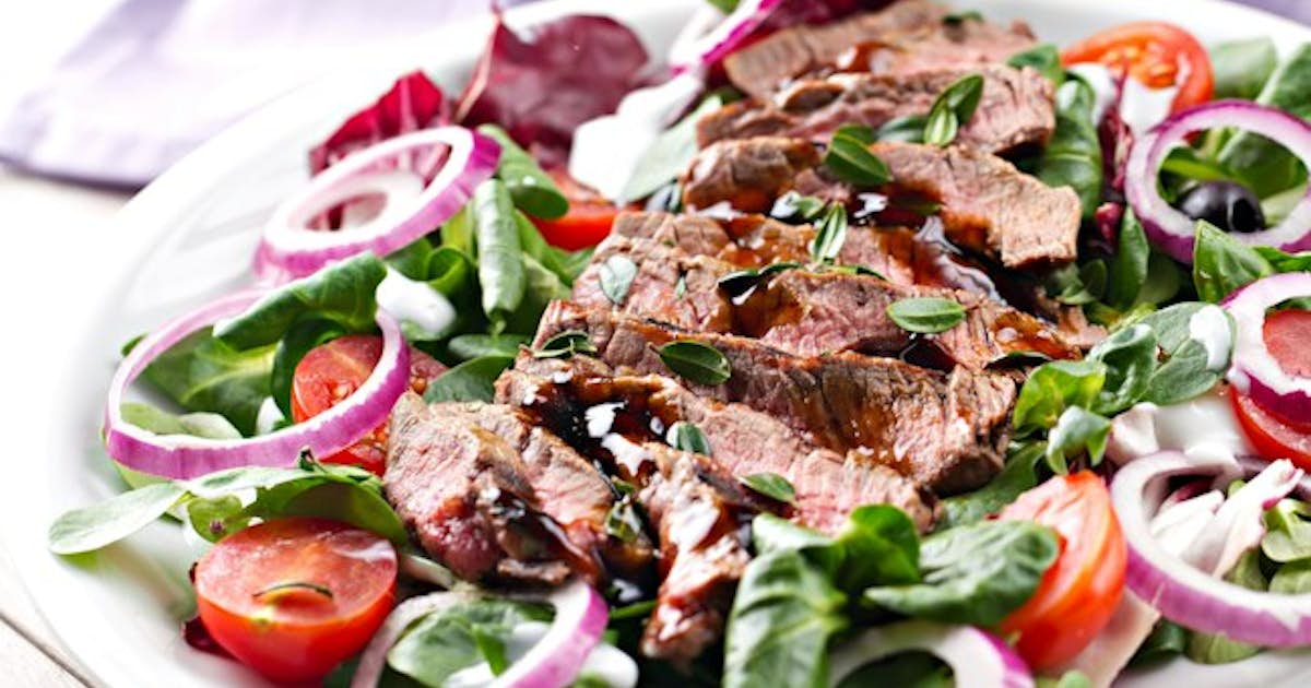 Mediterranean Steak Salad