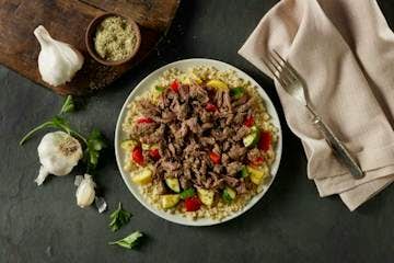 Image of Fully Cooked Mediterranean Garlic Herb Beef