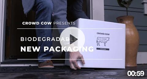 New Biodegradable and Eco-friendly Crowd Cow Packaging