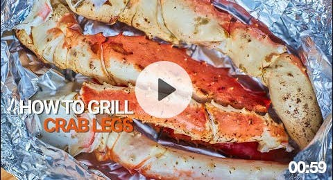 How to Grill King Crab