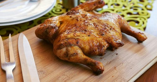 Oven-Roasted Butterflied Chicken Au Jus