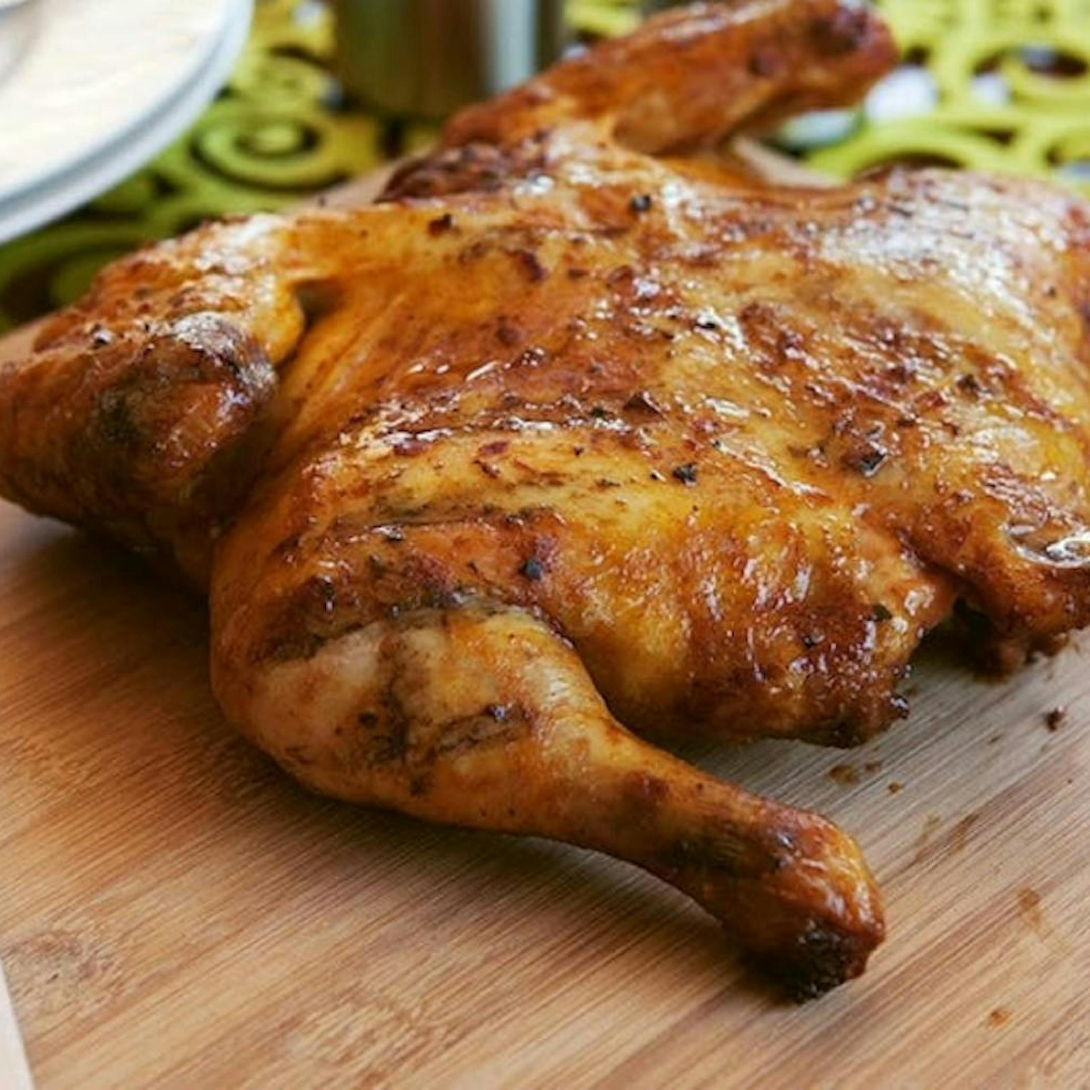 Oven-Roasted Butterflied Chicken Au Jus