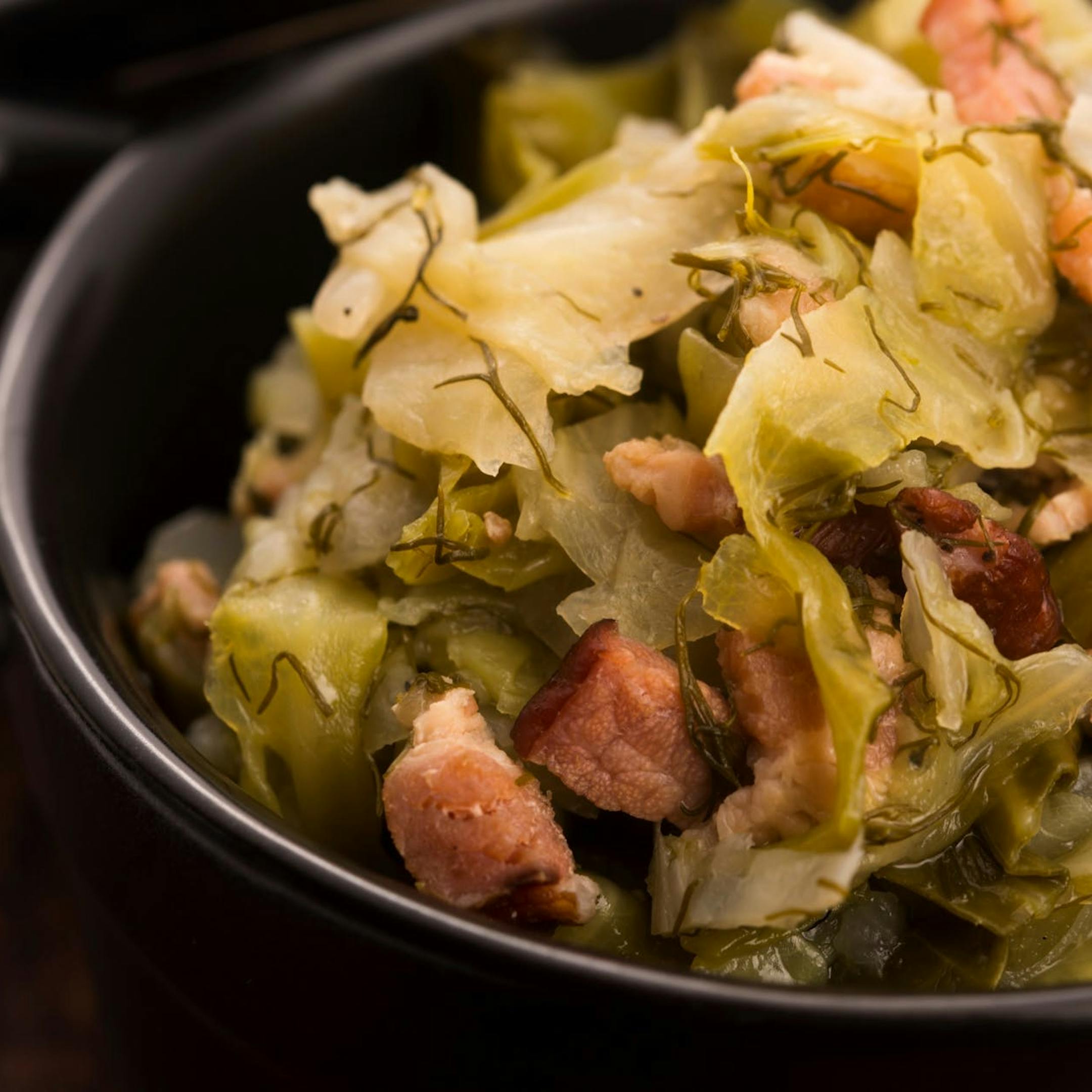 Traditional St. Patrick's Day Bacon and Cabbage