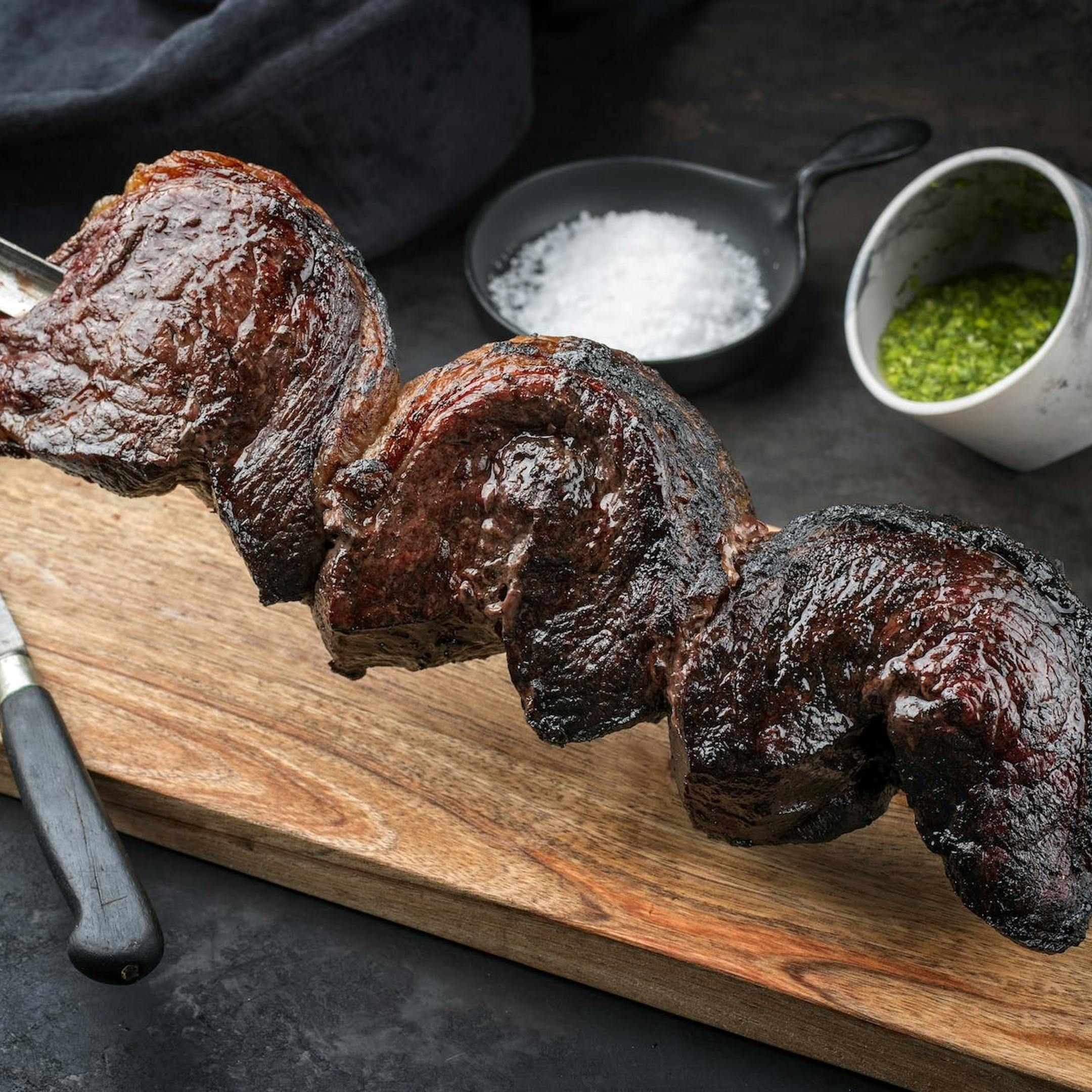 Grilled Picanha With Chimichurri Sauce