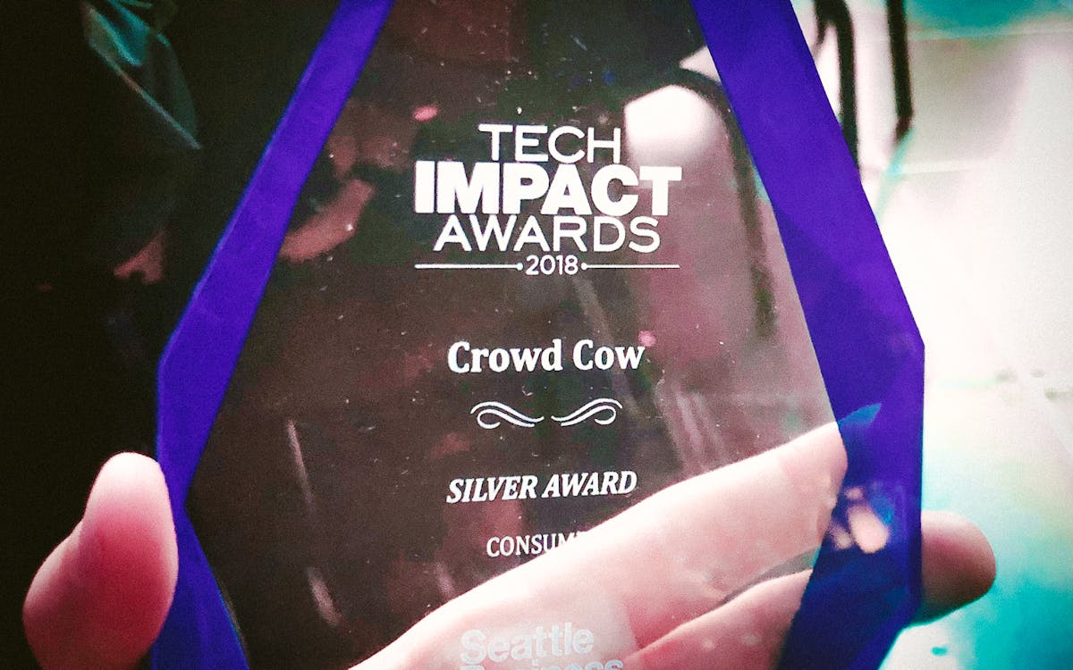 Crowd Cow's 2018 Tech Impact Award - Seattle Business Magazine (Acceptance Speech)