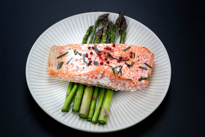 Pink Peppercorn Roasted Salmon
