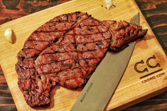 @Darth_Traeger’s Reverse Sear A5 Wagyu Ribeye Steak