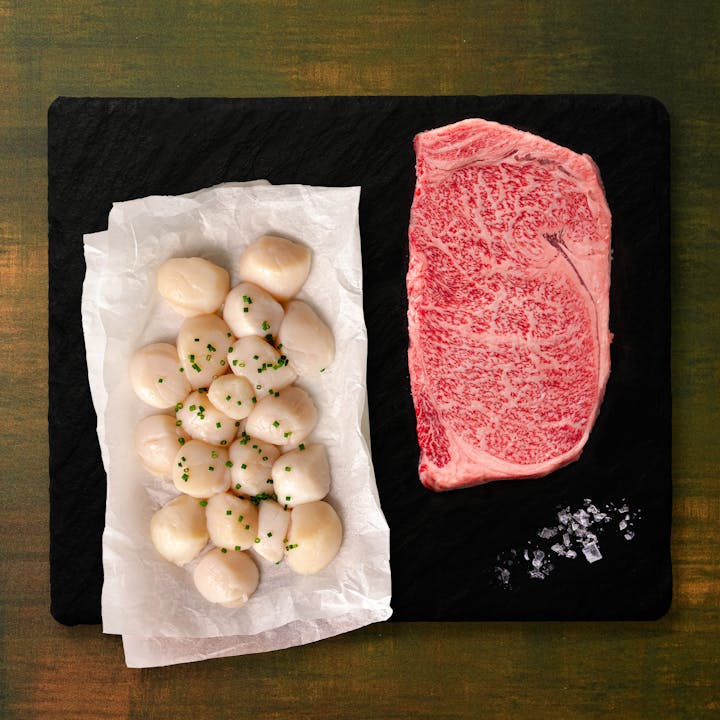 Image of A5 Olive Wagyu Surf & Turf