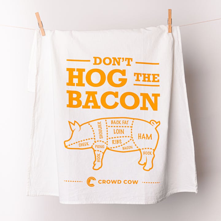 Image of Crowd Cow Bacon Kitchen Towel