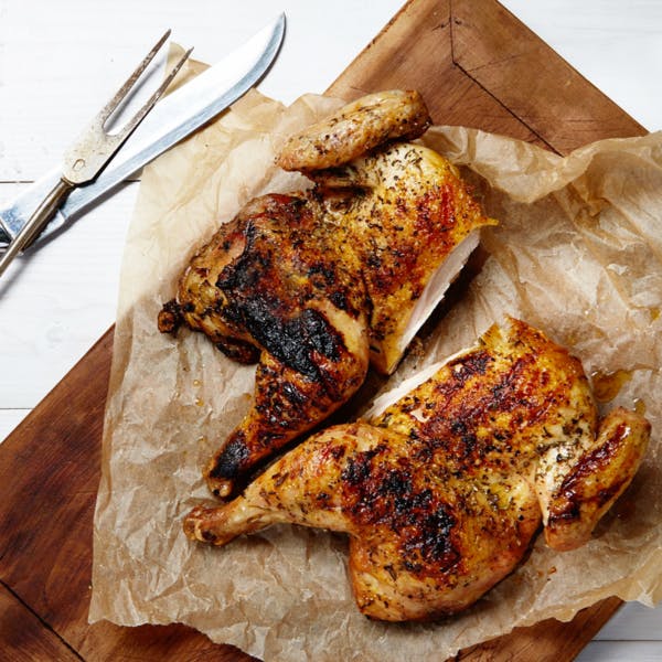 Smoky Paprika-Grilled Butterflied Chicken