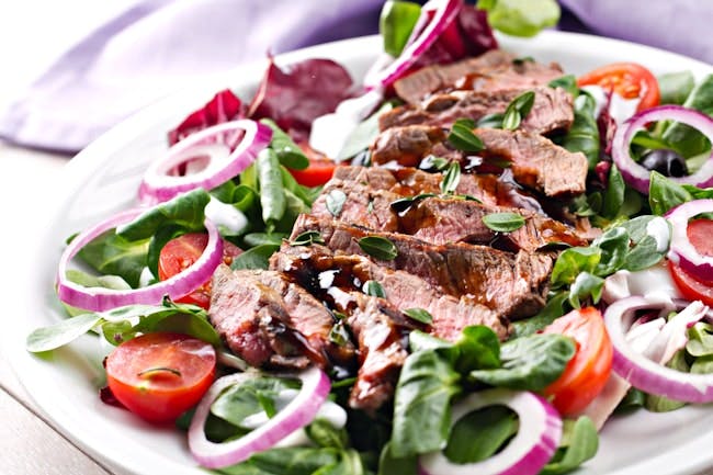 Mediterranean Steak Salad