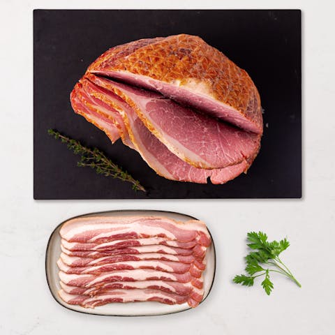 Image of Buy Bone-In Heritage Ham get Free Bacon
