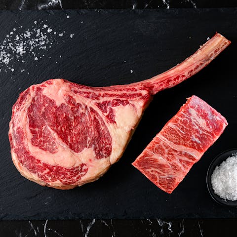 Image of Buy a Mishima Reserve Tomahawk Get a Free Flat Iron Steak