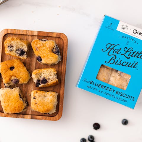 Image of Iced Blueberry Biscuits 6-Pack
