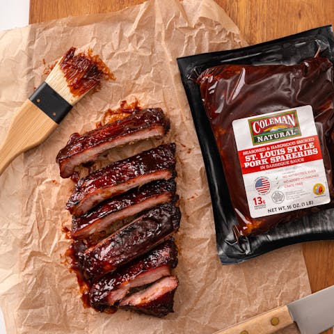 Image of Fully Cooked St. Louis Style Spareribs