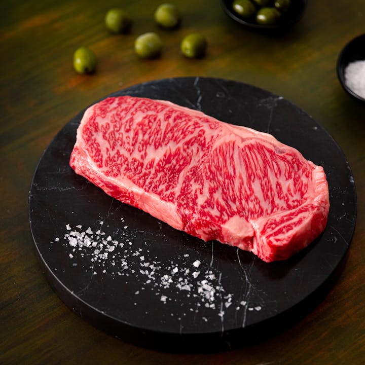 Image of Japanese A3 Olive Wagyu New York Strip Steak