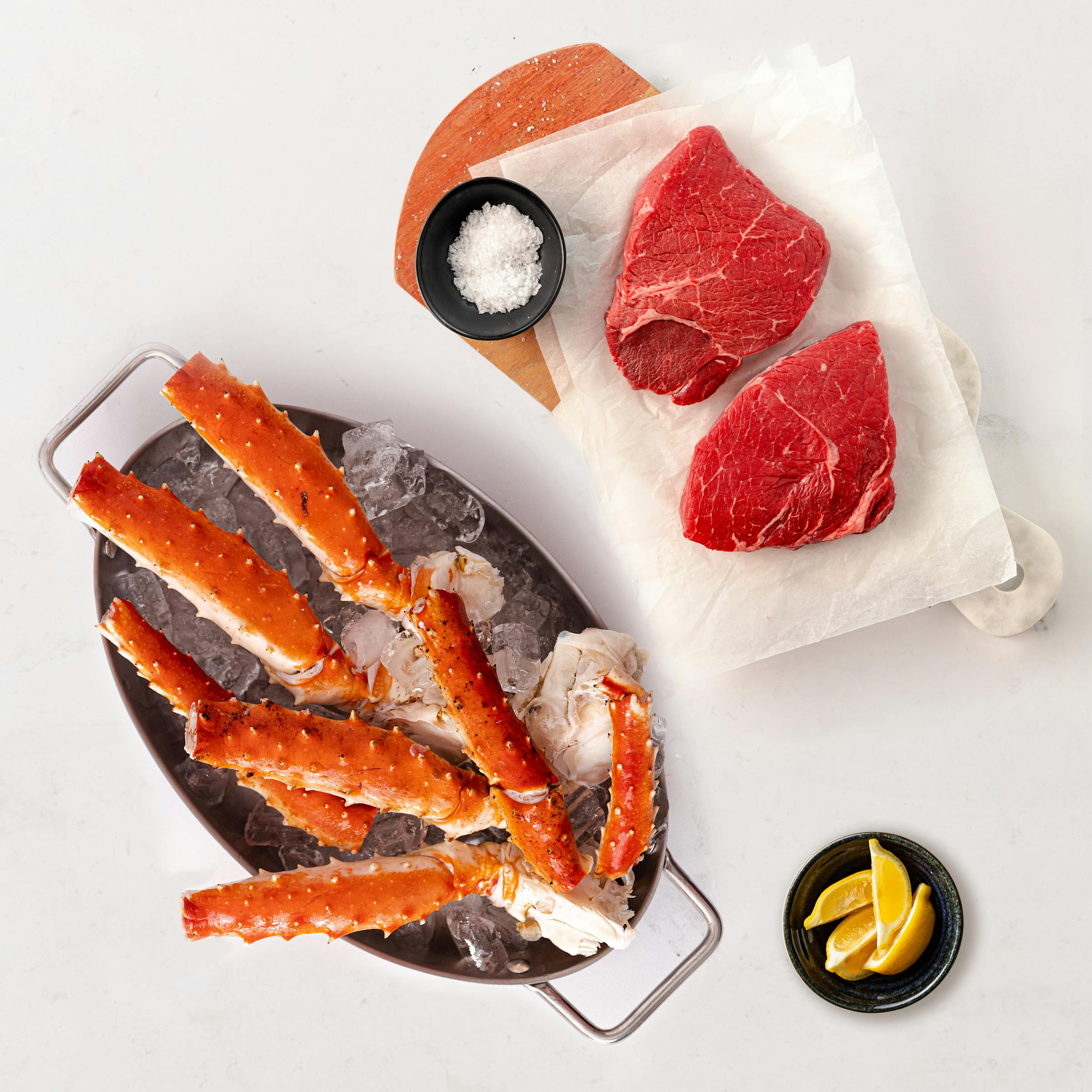Image of Buy Crab, Get 2x Pasture-Raised Steaks Free