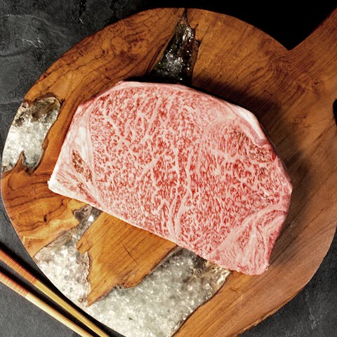 Image of Japanese A5 BMS 12 Japanese Wagyu New York Strip Steak