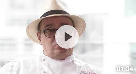 Chef Thierry sears Olive Wagyu Chef Thierry sears Olive Wagyu