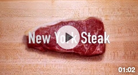 New York Steak with Garlic, Thyme and Butter New York Steak with Garlic, Thyme and Butter