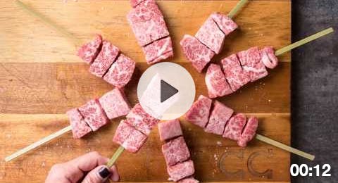 A5 Wagyu Skewer | Exclusive from Crowd Cow A5 Wagyu Skewer | Exclusive from Crowd Cow