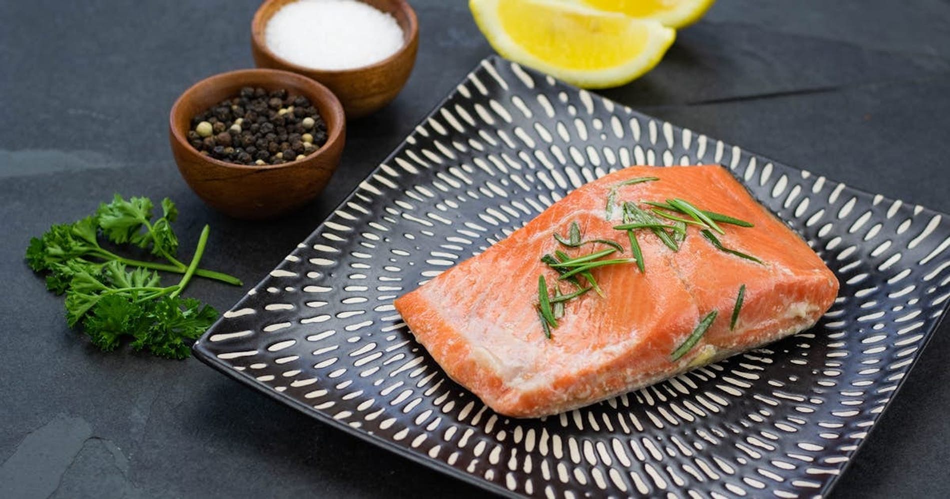 Simple Sous Vide Salmon with Lemon