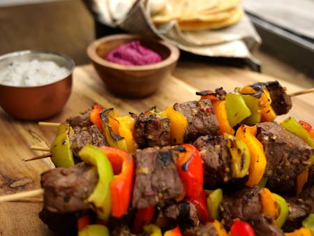 Beef and Pepper Kebabs