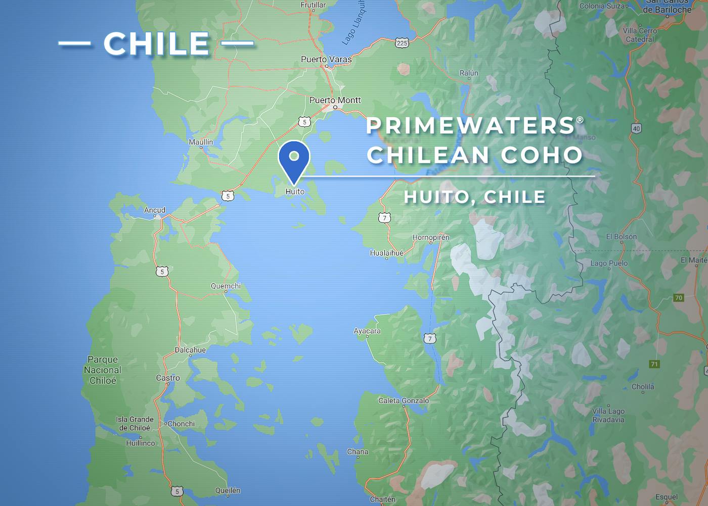 Chilean Coho Map