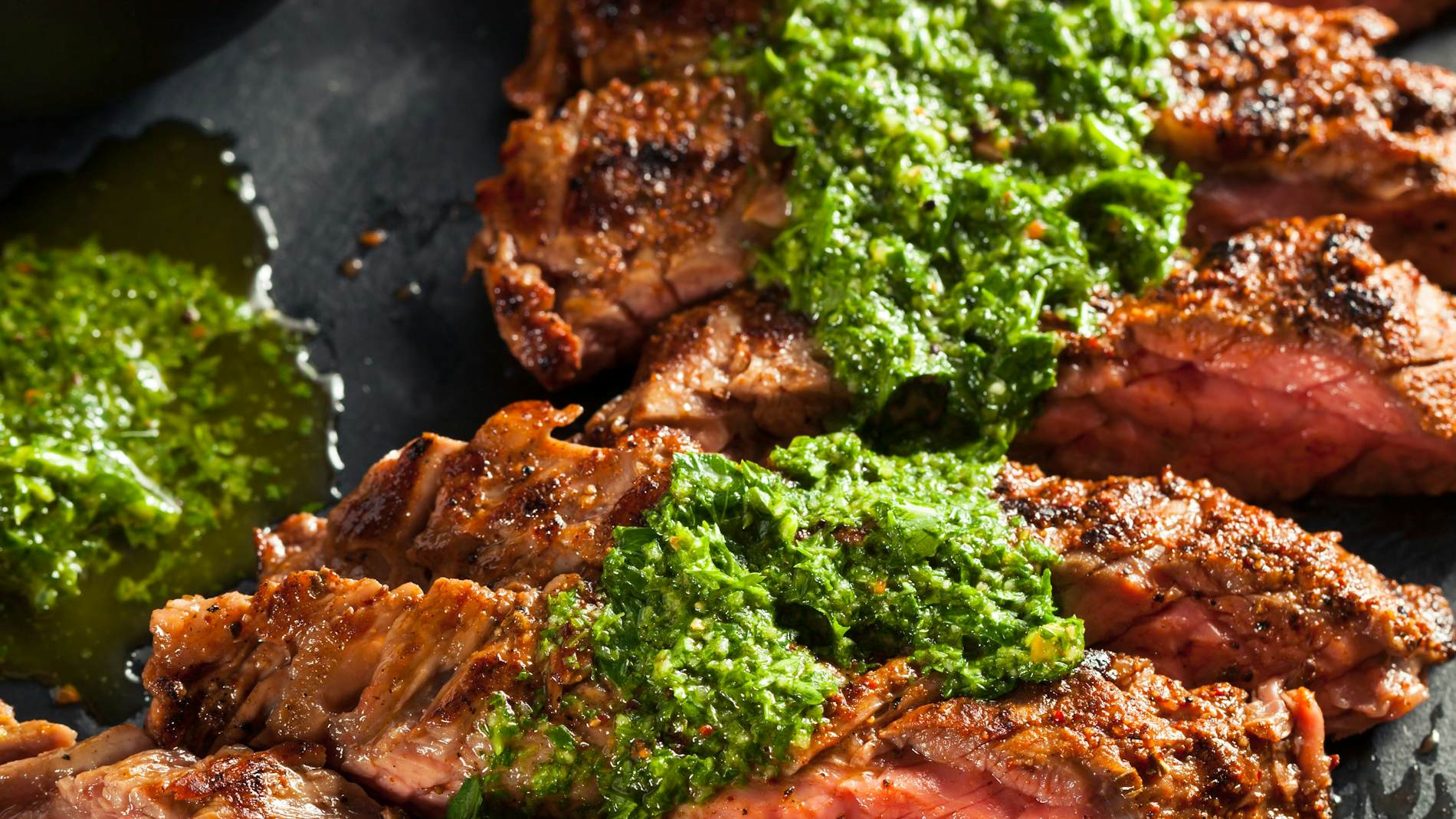 Steak with Chimichurri Sauce